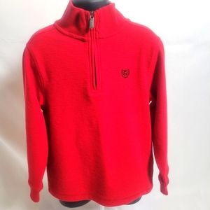Chaps 3/4 zip pullover boys size 5